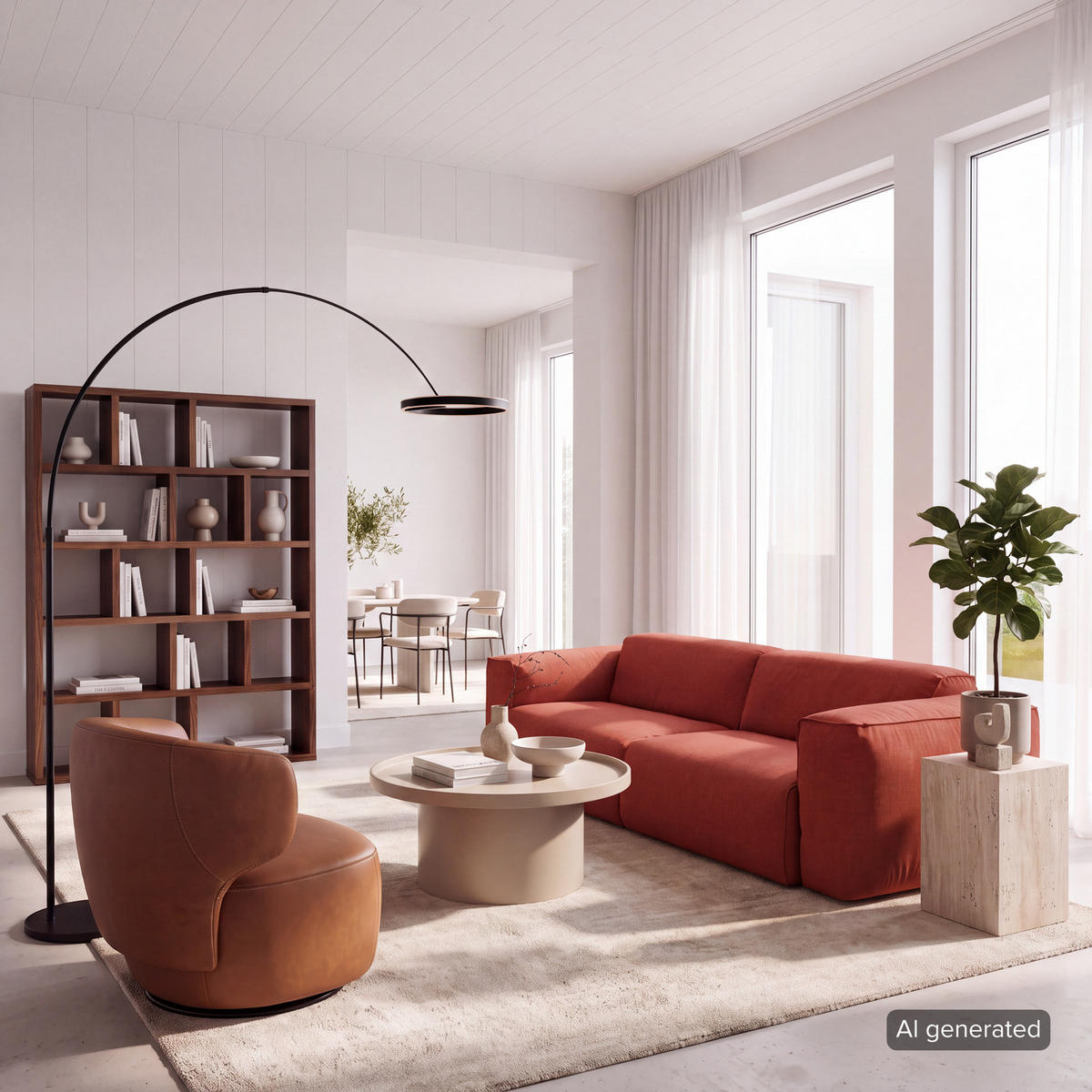 3-SITZER SOFA - Rot/Schwarz, Kunststoff/Textil (251/71/102cm) - home24