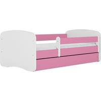 KINDERBETT Emily mit Schublade und Matratze, Rosa 80x180 cm - Rosa/Weiß, Holzwerkstoff (180/80cm) - WFL GROUP