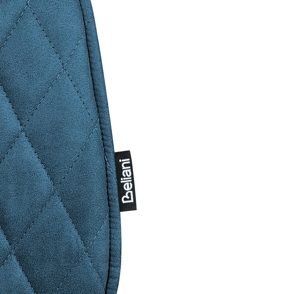 ÉTKEZŐSZÉK 2 darabos Szett Kárpit Kék Lisle - kék, textil/fém (44/86/56cm) - Beliani