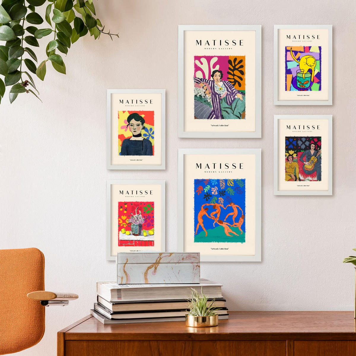 POSTER Set Mit 6 Henri Matisse Feier Drucke Des Fauvismus A3 & A4 Rahmenlos - Klar, Papier (29/3cm) - Nacnic