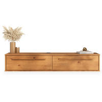 LOWBOARD TECCA - Eichefarben, Holz (145/26/33cm) - IDIMEX