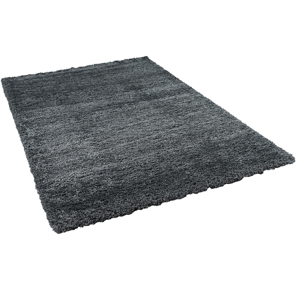 HOCHFLOR LANGFLOR SHAGGY TEPPICH LUXURY - Anthrazit, Textil (140/200cm) - Pergamon