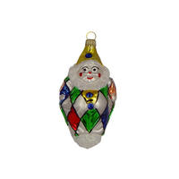 CHRISTBAUMSCHMUCK Kleiner Clown bunt 9 cm - Multicolor, Metall (0.1/9/0.1cm)