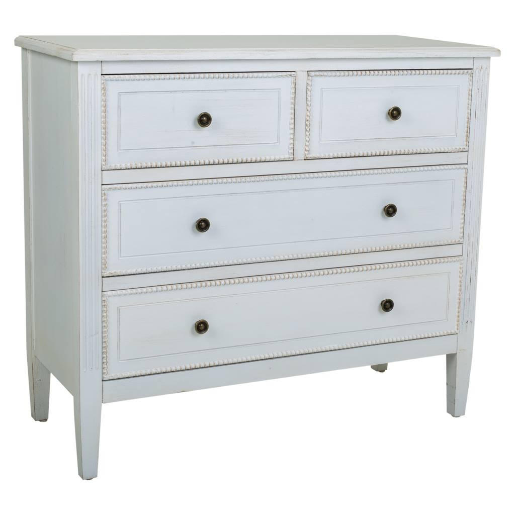 KOMMODE aus Holz, Grau, 85x36x75 - Grau, Holzwerkstoff (85/75/36cm) - Wanderlust