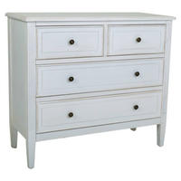 KOMMODE aus Holz, Grau, 85x36x75 - Grau, Holzwerkstoff (85/75/36cm) - Wanderlust