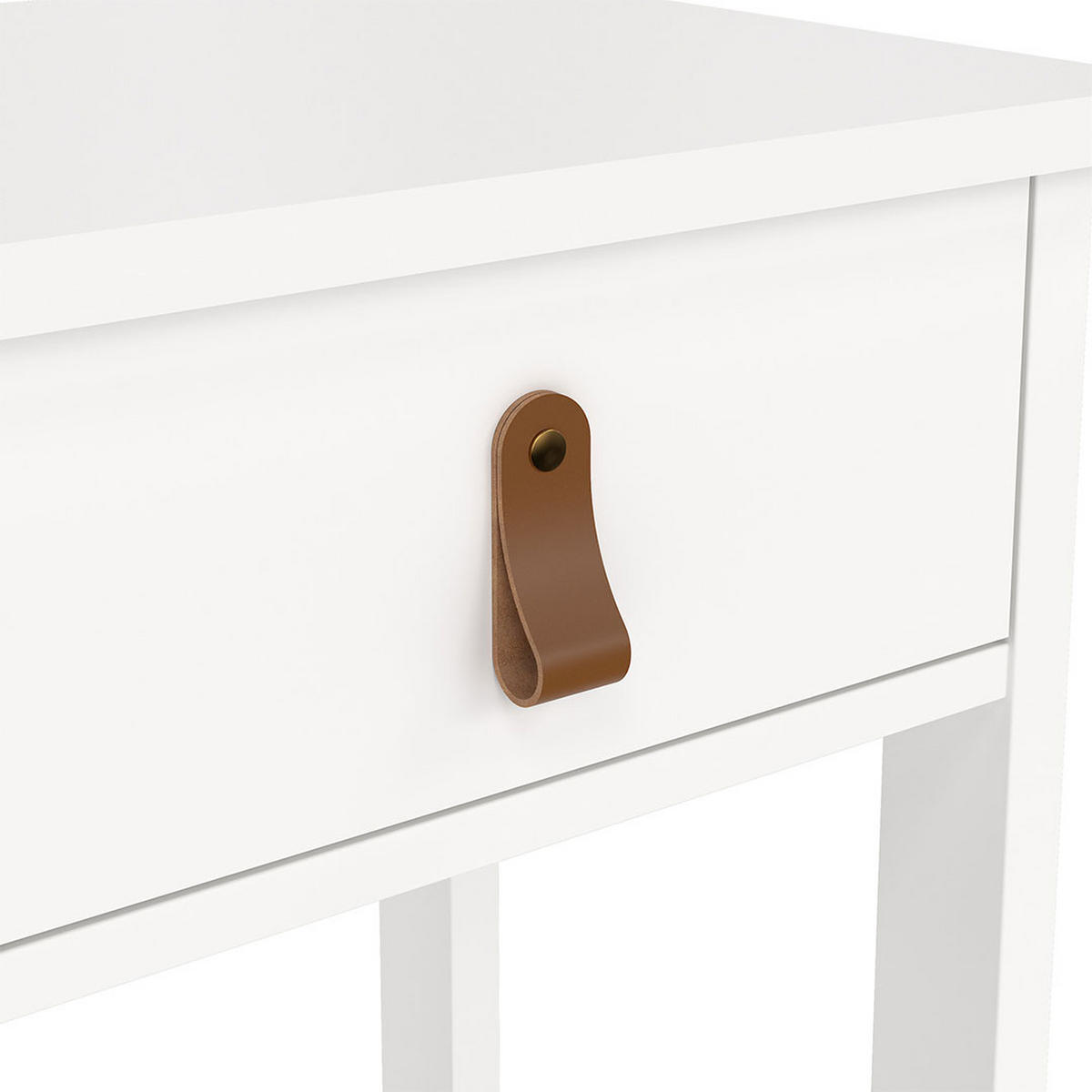 NACHTTISCH, Madrid, Weiß, Holzwerkstoff, 40 x 35 x 71 cm - Weiß, Holzwerkstoff (40/71/35cm) - ebuy24