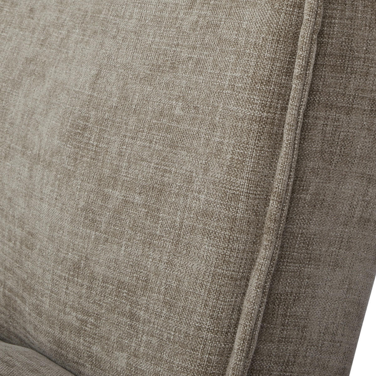 SCHLASOFA 3-Stizer aus Stoff 181x83x81cm, taupe - Taupe, Textil (83/81/181cm) - Giga Meubel