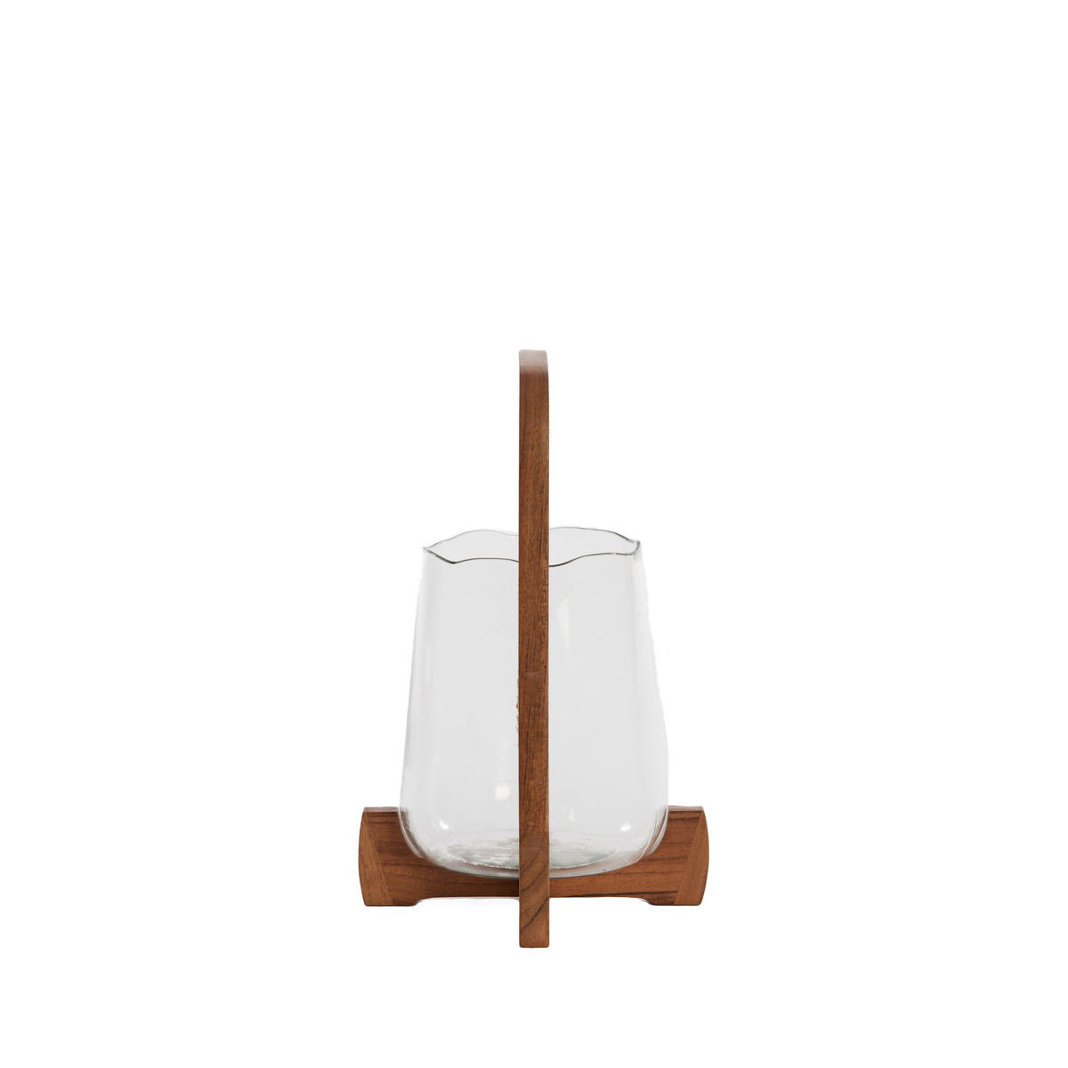 WINDLICHT Anosy - Braun - 21.5/21.5/35 cm - Braun, Glas (21.5/35/21.5cm) - Light & Living