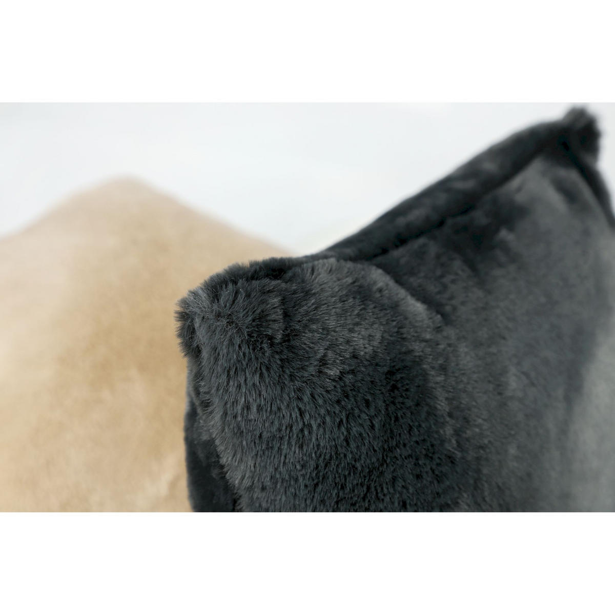 ZIERKISSENHÜLLE ELEGANCE - Anthrazit, Textil (45/45cm) - Schöner Wohnen