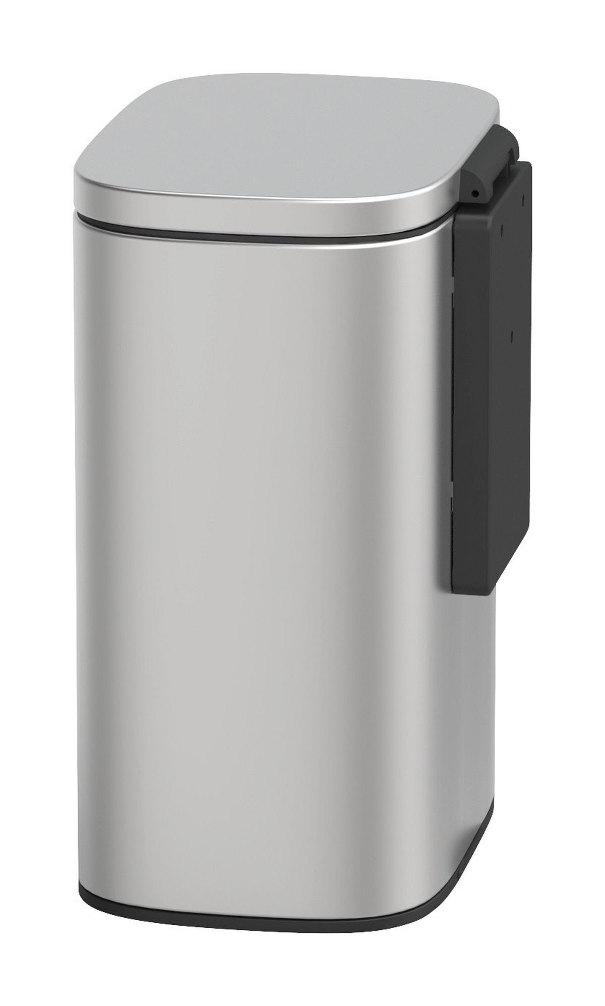ABFALLEIMER zum Aufhängen Sare 5 l 19/21,5/29,5 cm - Silberfarben, Metall (21.5/29.5/19cm) - Wenko