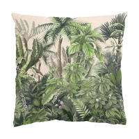 DEKOKISSEN Dschungelpflanzen in Grün 50/50 cm - Grün, Textil (50/50/10cm) - Bilderwelten