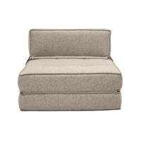 SCHLAFSOFA 1-Sitzer Stoff Taupe KATY - Taupe, Textil (82/52/72.5cm) - Miliboo