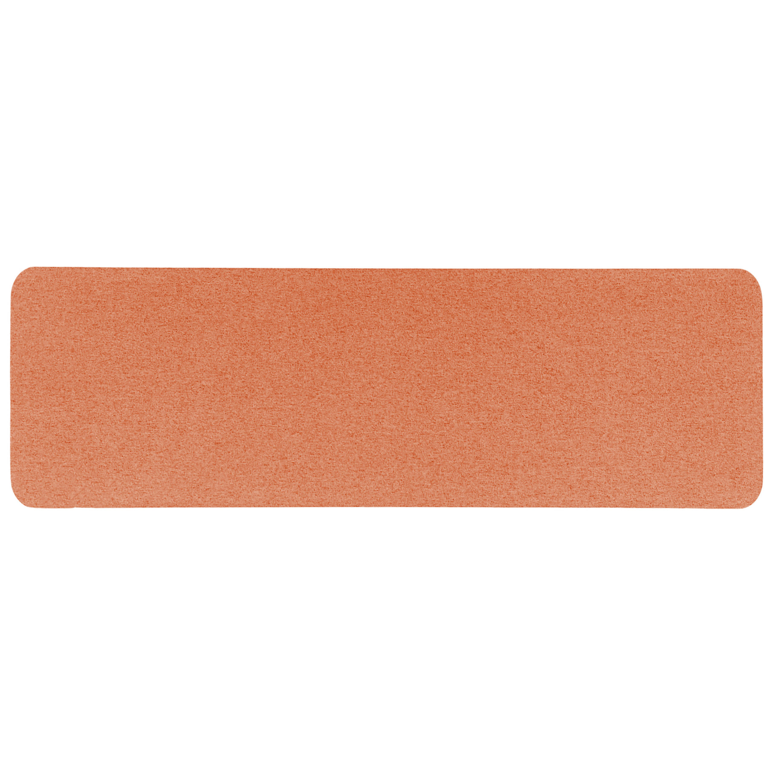 SCHREIBTISCHTRENNWAND 130 x 40 cm Hellrot Wally - Rot, Textil (130/40/2cm) - Beliani