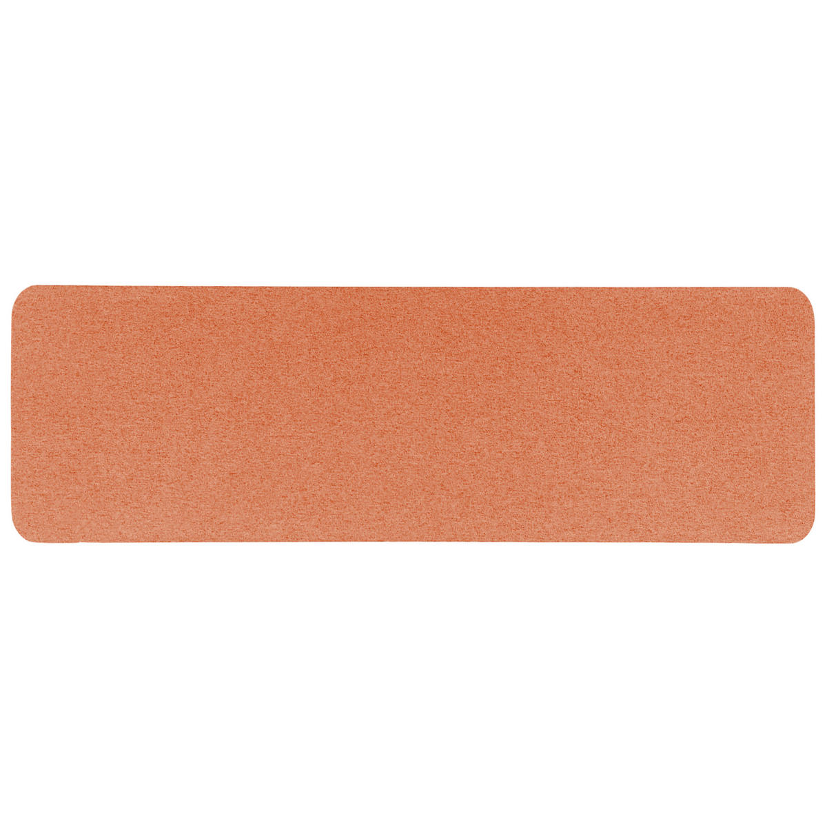 SCHREIBTISCHTRENNWAND 130 x 40 cm Hellrot Wally - Rot, Textil (130/40/2cm) - Beliani