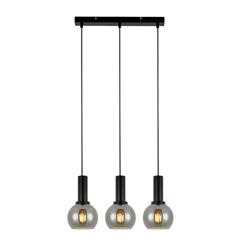 PENDELLEUCHTE Yackley 40/13/145cm - Schwarz, Metall (40/13/145cm) - Nettlife