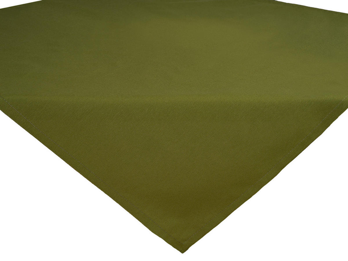 MITTELDECKE Wunschton moosbild-grün 80/80 cm - Grün, Textil (80/80cm) - beties Heimtextil