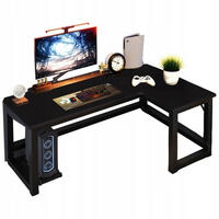 SCHREIBTISCH, schwarz 75x140x60cm - Schwarz, Holzwerkstoff (60/140/75cm)