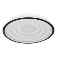 LED DECKENLEUCHTE Metall Weiß D 40 cm - Weiß, Metall (40/40/5.7cm) - Globo Lighting