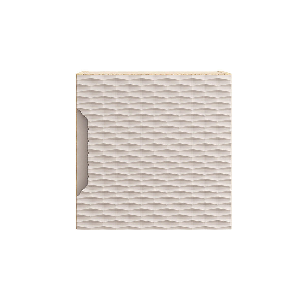OMARA 1 vrata Elora Bež in les - rjava, leseni material (35/35/17cm) - Petits-meubles