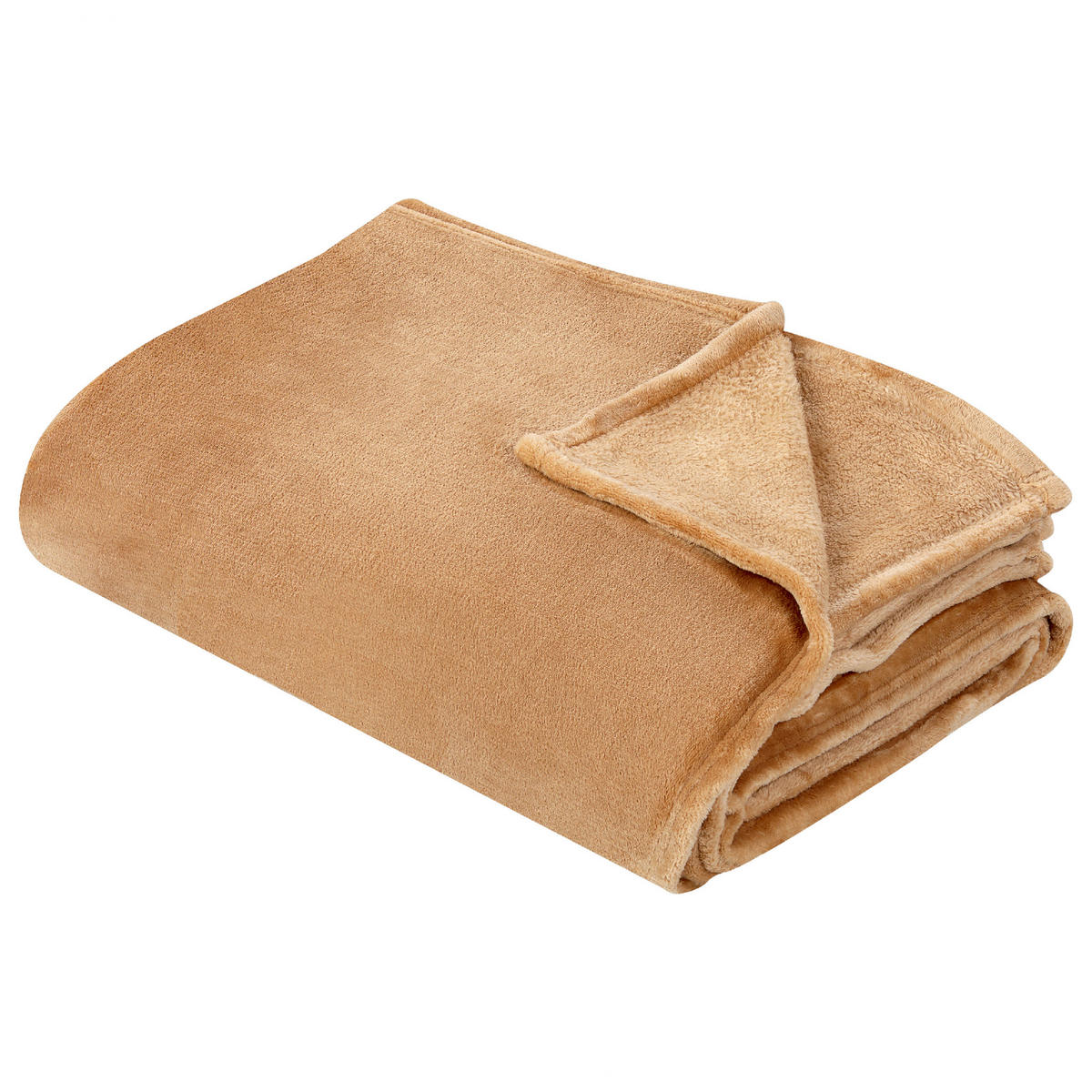 DECKE Sandbeige Bayburt 200/220 cm - Beige, Textil (200/220cm) - Beliani