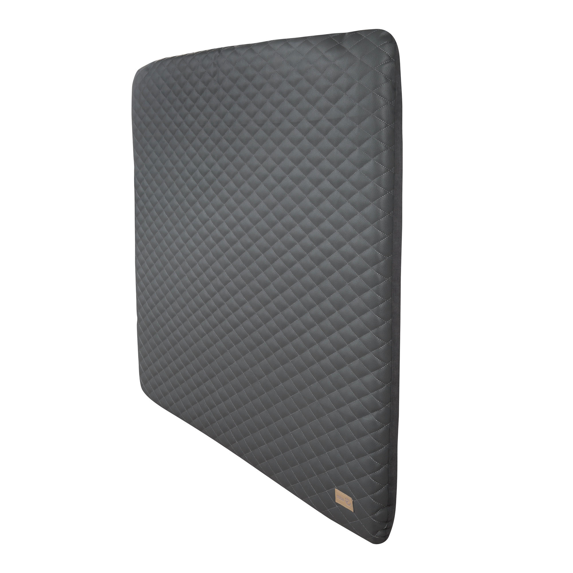 WICKELAUFLAGE Luxe Graphite gesteppt - Dunkelgrau, Textil (85/75cm) - Roba