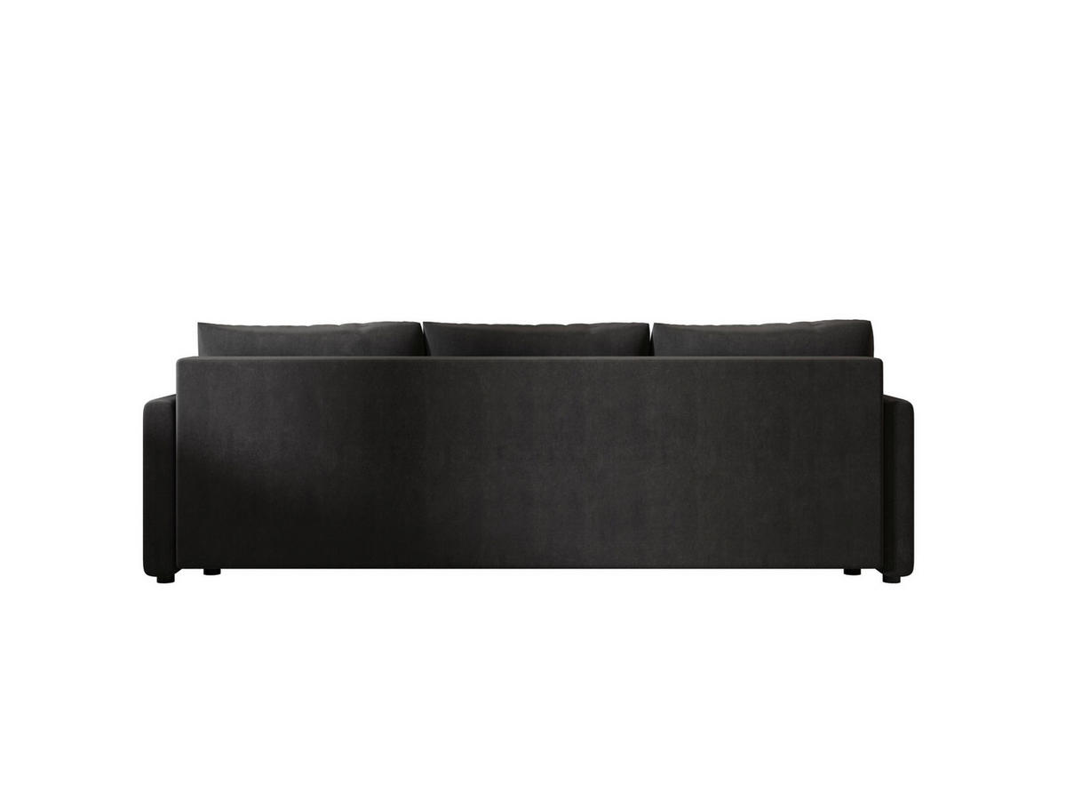 SOFA MOS mit Schlaffunktion ITAKA 27 mit Stauraum - Grau, Textil (84/72/220cm) - Bedante