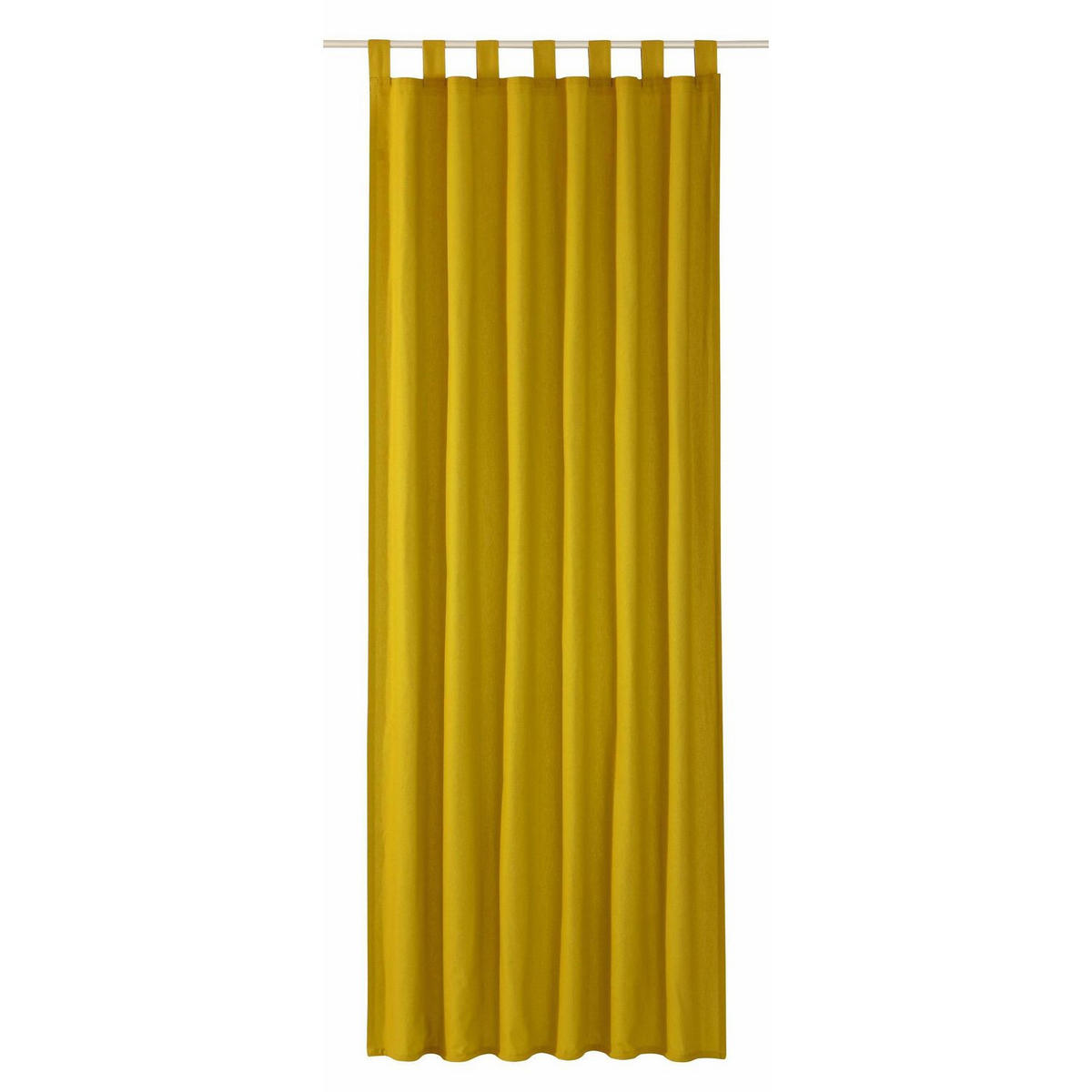 SCHLAUFENVORHANG IM UNI DESIGN DOVE Blickdicht - Sahara, Textil (140/0.5/255cm) - Tom Tailor
