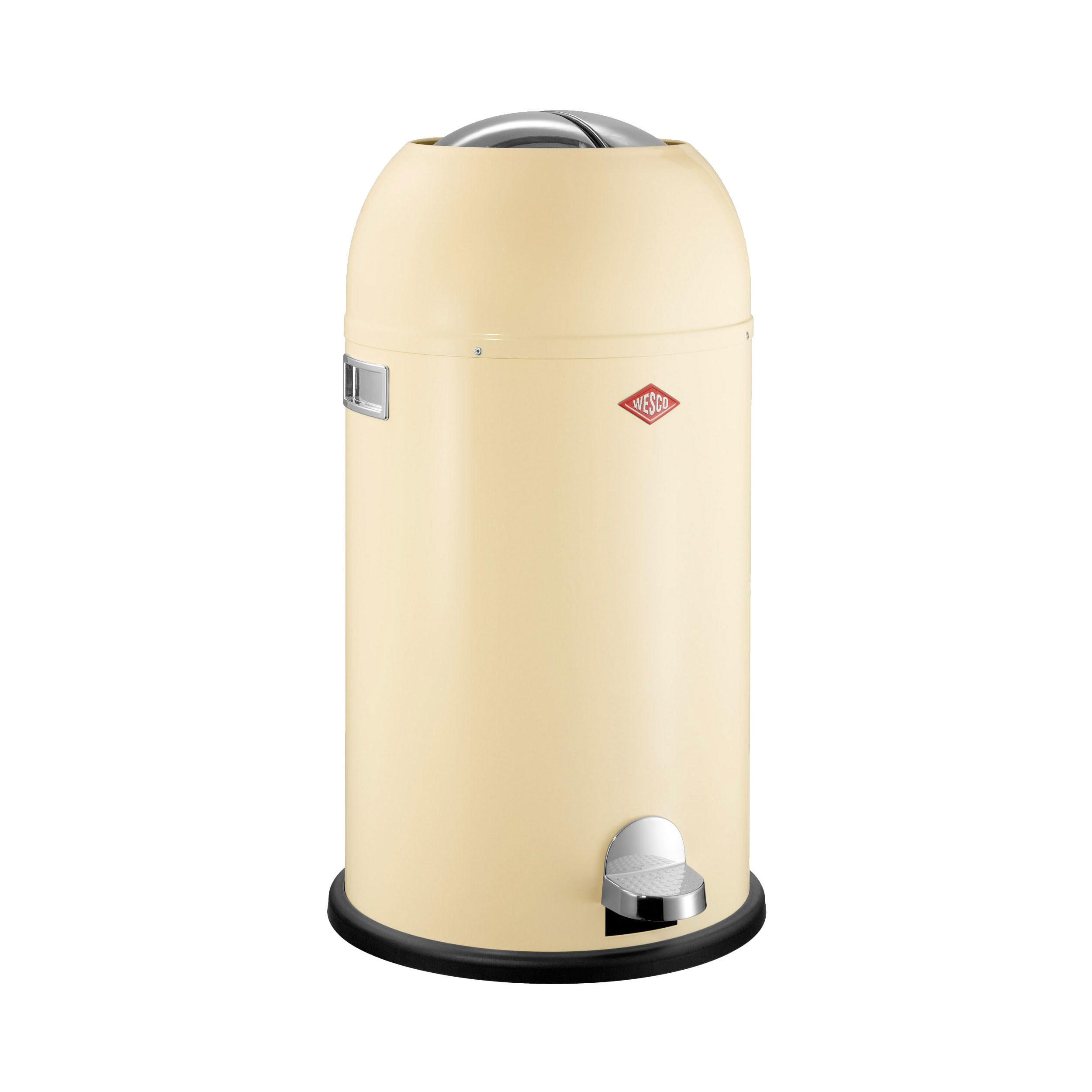 MÜLLEIMER Kickmaster Mandel - Beige, Metall (37.5/69/37.5cm) - Wesco