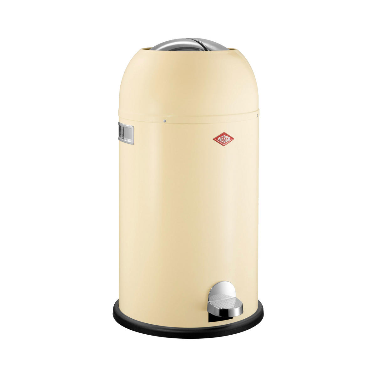 MÜLLEIMER Kickmaster Mandel - Beige, Metall (37.5/69/37.5cm) - Wesco