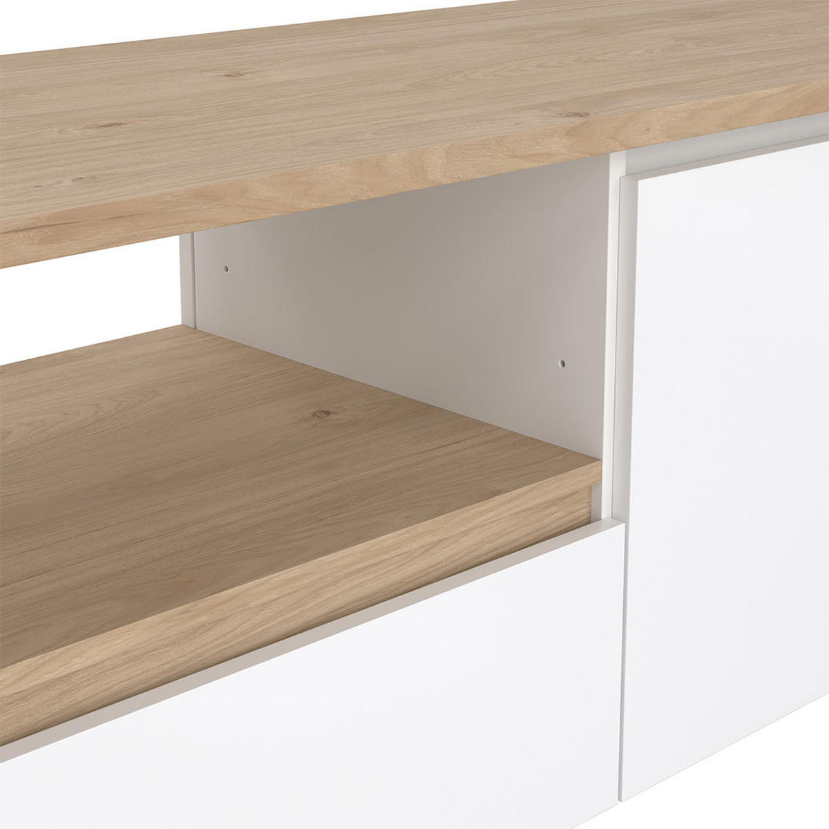 TV-MÖBEL, Next, Eiche, Holzwerkstoff, 179 x 49 x 51 cm - Eichefarben, Holzwerkstoff (179/51/49cm) - ebuy24