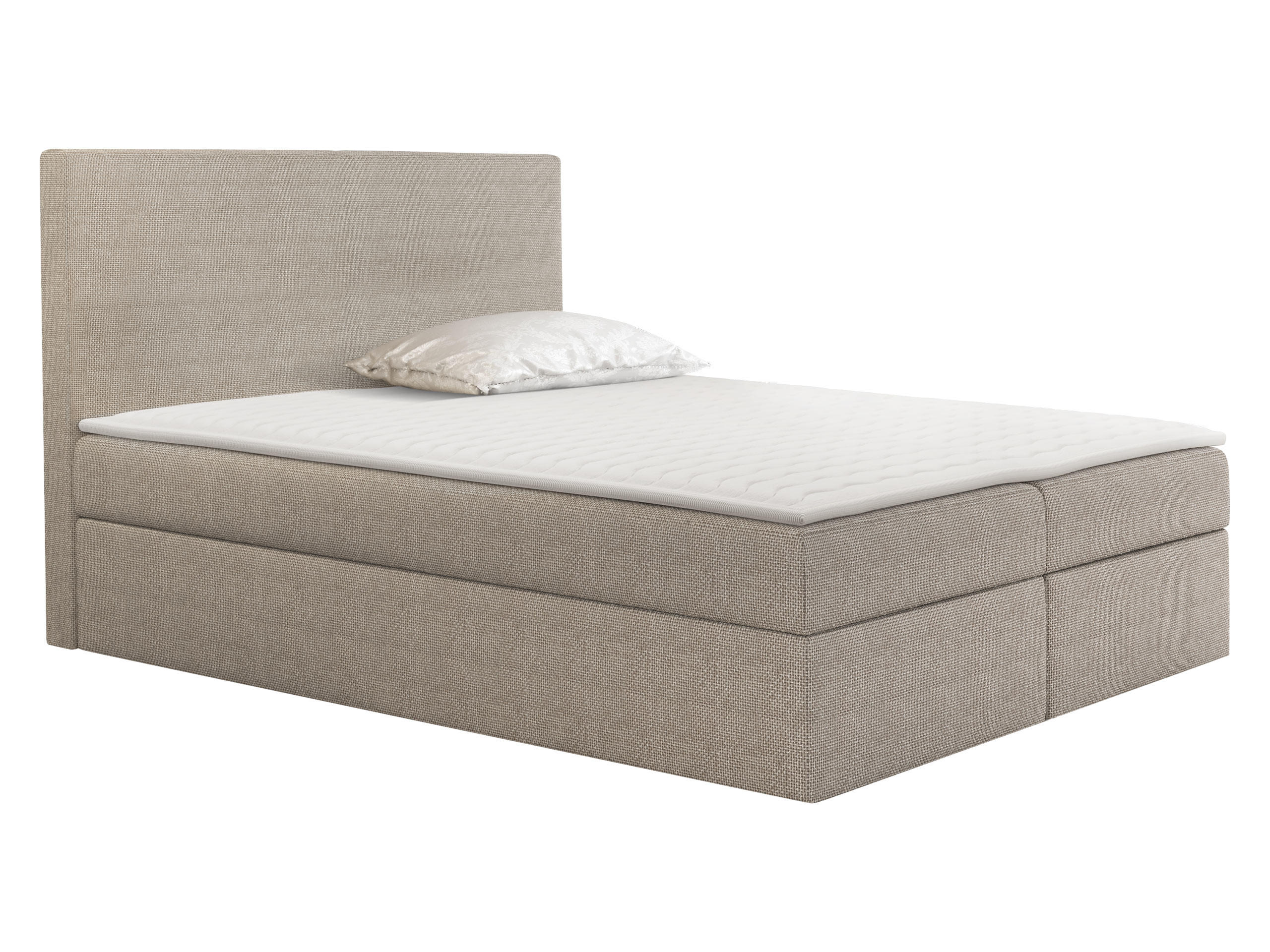 BOXBETT Basic - Beige, Holz (180/200cm) - MIRJAN24