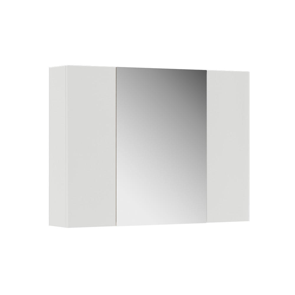 BADRUMSSPEGELSK&Aring;P Leopold Vit 80x59.2 cm med hyllor 59.2/80/16.4 cm