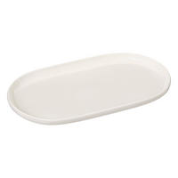 KUCHENTELLER Nora 30/18 cm - Weiß, Keramik (30cm) - Secret de Gourmet