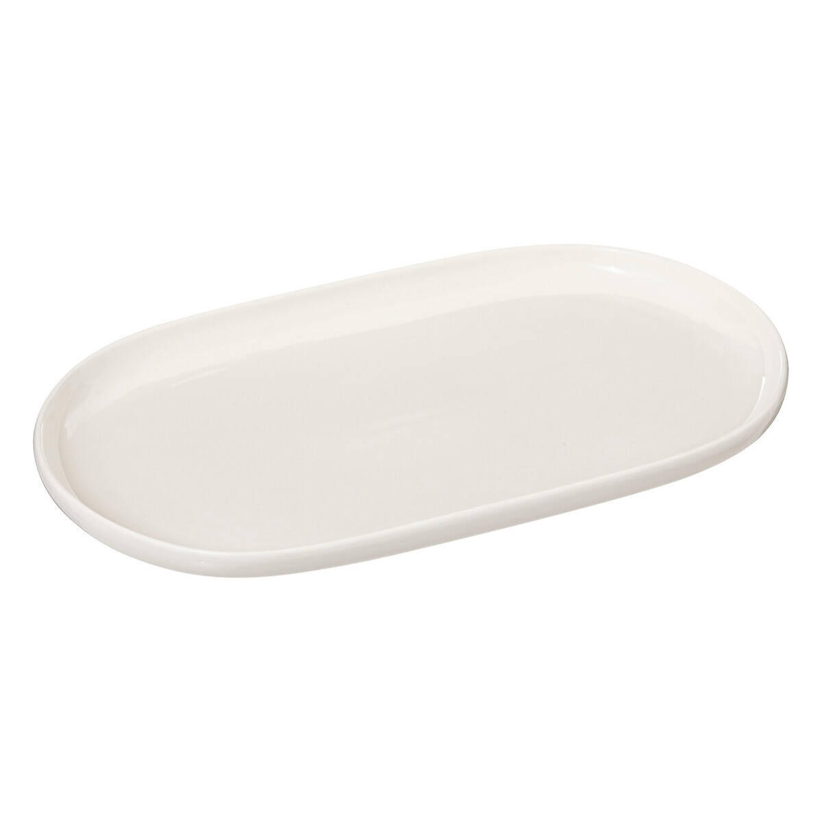 KUCHENTELLER Nora 30/18 cm - Weiß, Keramik (30cm) - Secret de Gourmet