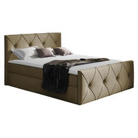 BOXBETT Crystal Lux - Beige, Holz (120/200cm) - MIRJAN24