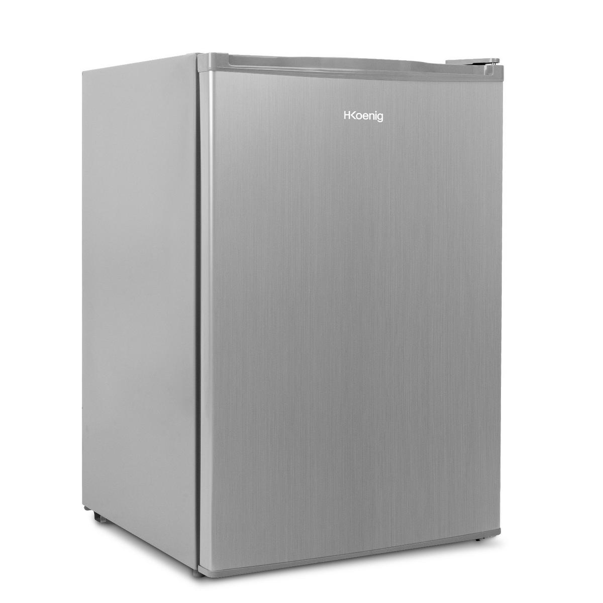 TISCHKÜHLSCHRANK FGX890 Silber, 113L - Grau, Metall (54/82/55cm) - HKoenig