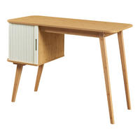 SCHREIBTISCH Tysvær - Creme, Holz/Holzwerkstoff (48/105/75cm) - [en.casa]