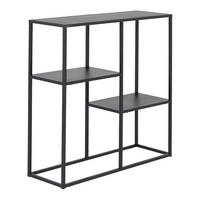 KONSOLENTISCH Strömstad - Schwarz, Metall (26/80/80cm) - [en.casa]