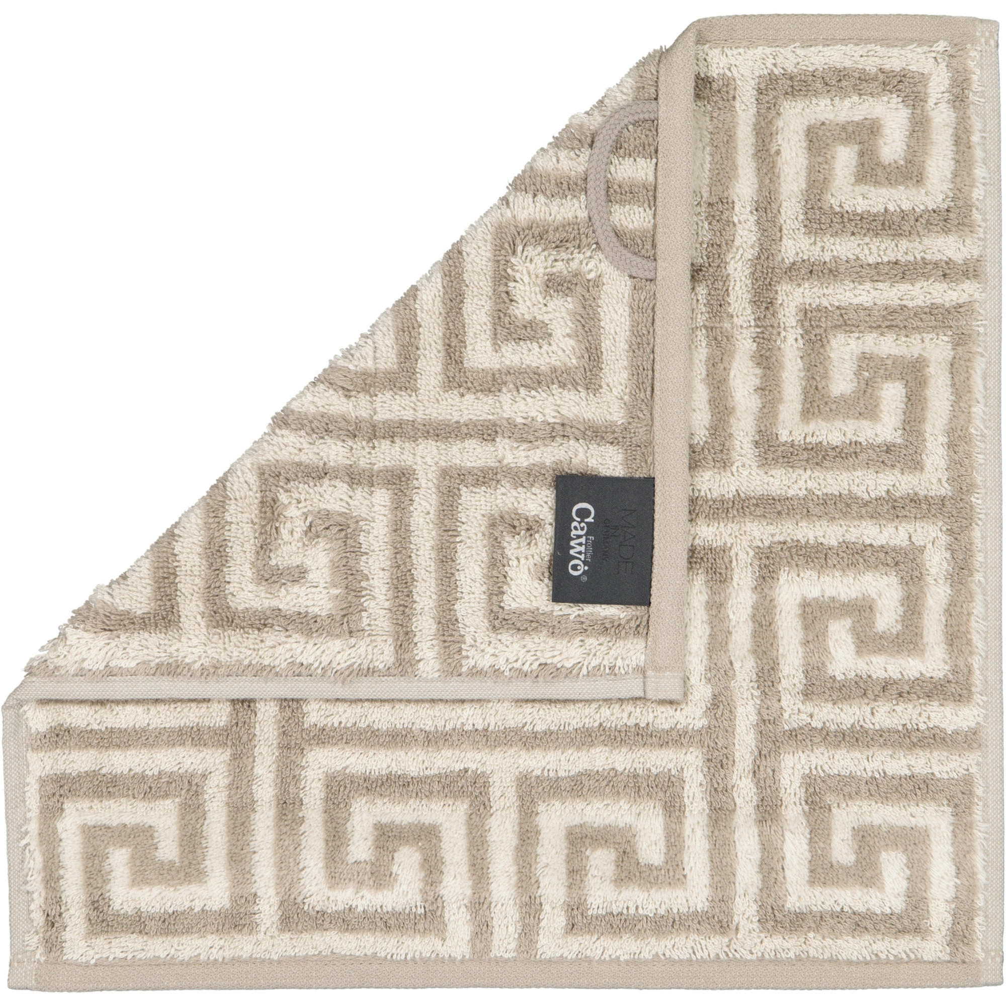 HANDTÜCHER NOBLESSE ELEGANCE ALLOVER 1088 GRAPHIT - 37 - Grau, Textil (30/30cm) - Cawoe