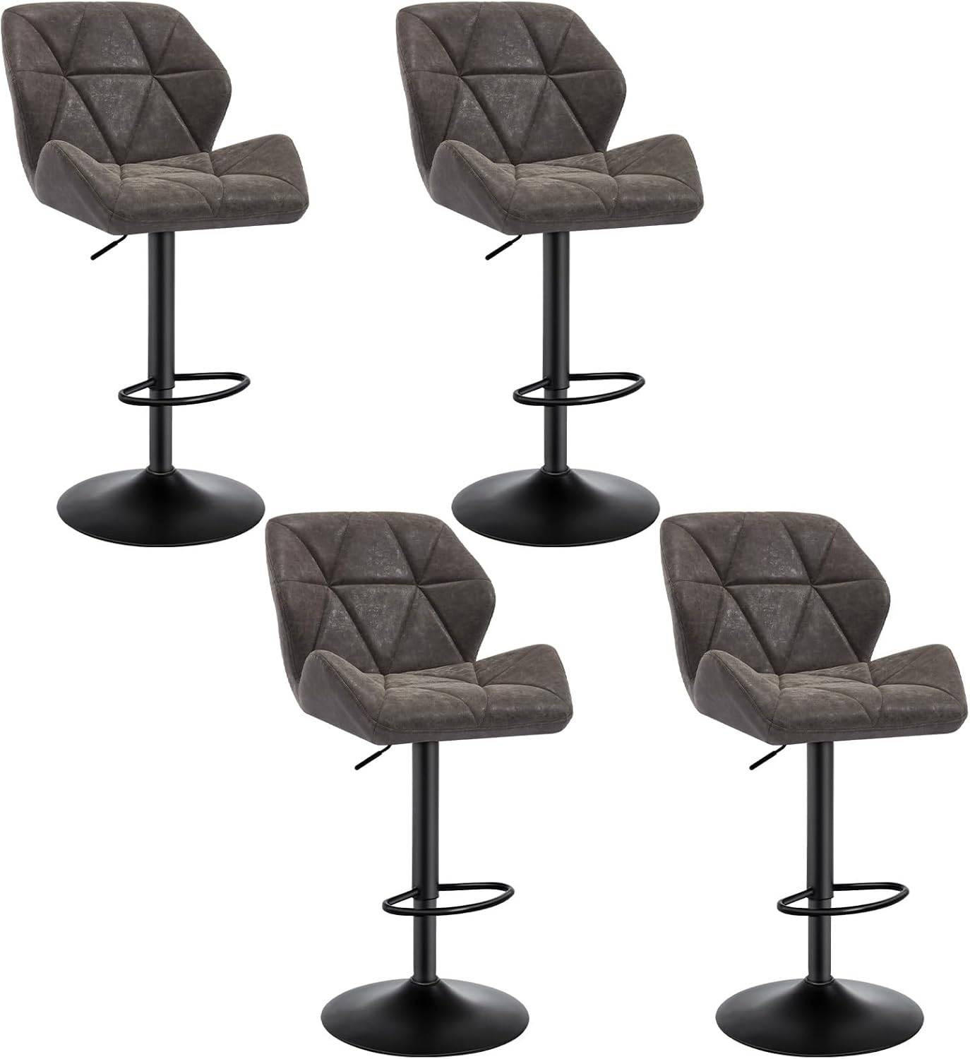 Woltu Barhocker Grau 50x94x41 cm