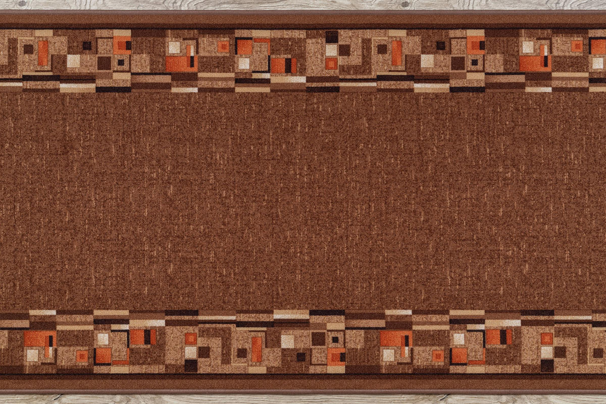 LÄUFER Antirutsch BOMBAY 100/100 cm - Braun, Textil (100/100cm) - rugsX
