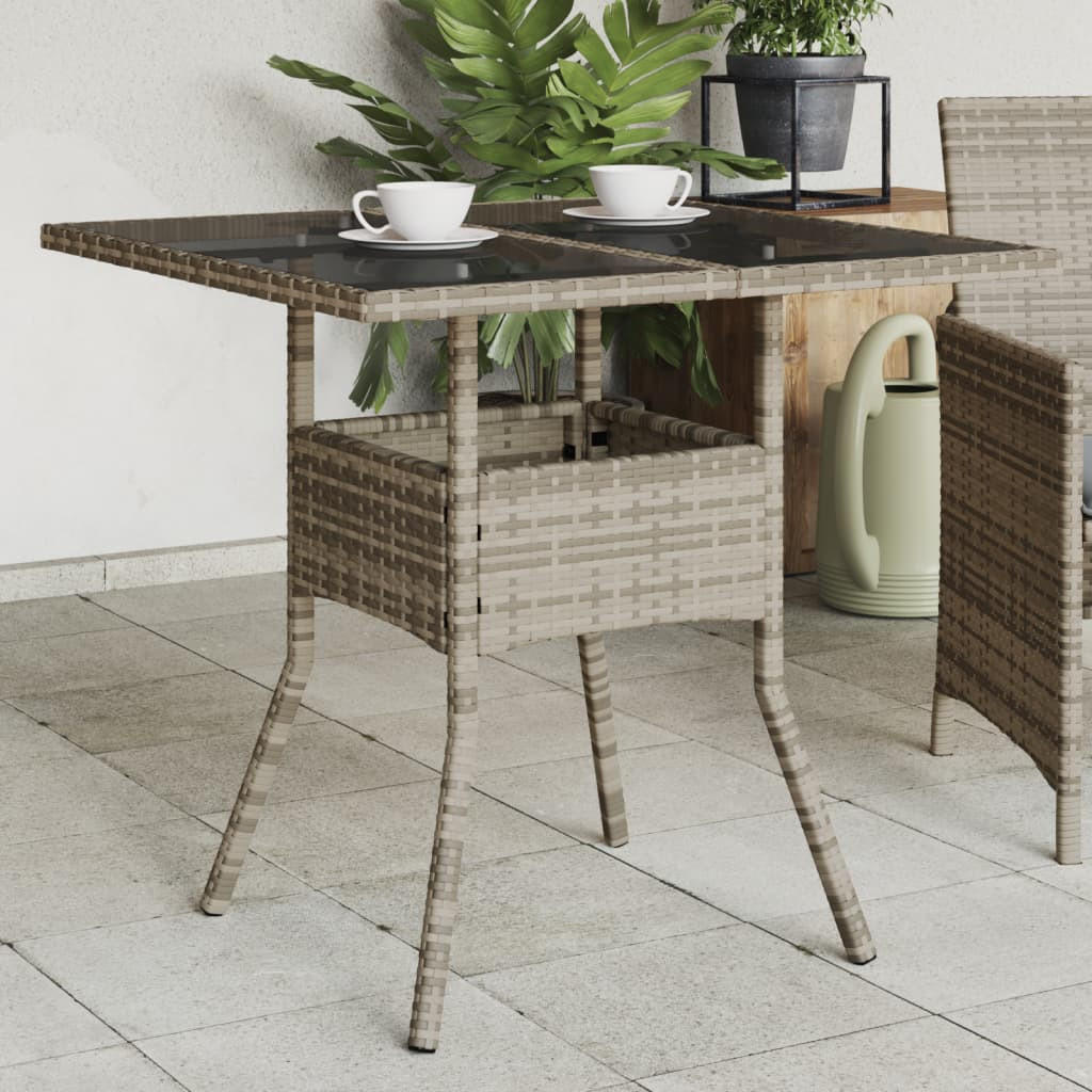 GARTENTISCH Tischwald 80/75/80 cm - Grau, Naturmaterialien (80/80/75cm) - ZMH