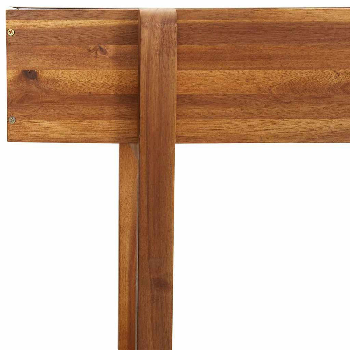 ERHÖHTER Garten-Hochbeet Akazie Massivholz Und Zink - Braun, Holz (90/75/30cm) - vidaXL