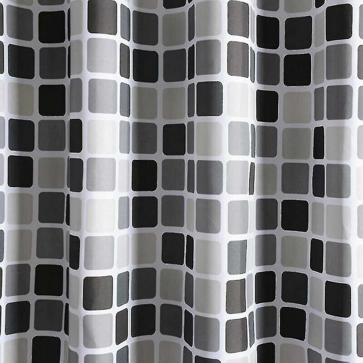 DUSCHVORHANG Polyester weich schimmelresistent antibakteriell wasserabweisend - Multicolor, Textil (200/200cm) - MCBOSON