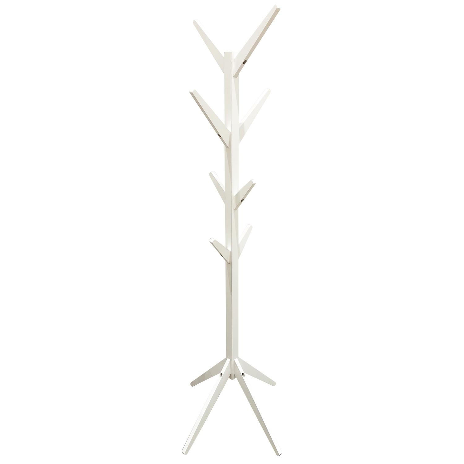 KLEIDERSTÄNDER Baum weiß 45/177,5/45 cm - Weiß, Holzwerkstoff (45/177.5/45cm) - Calicosy