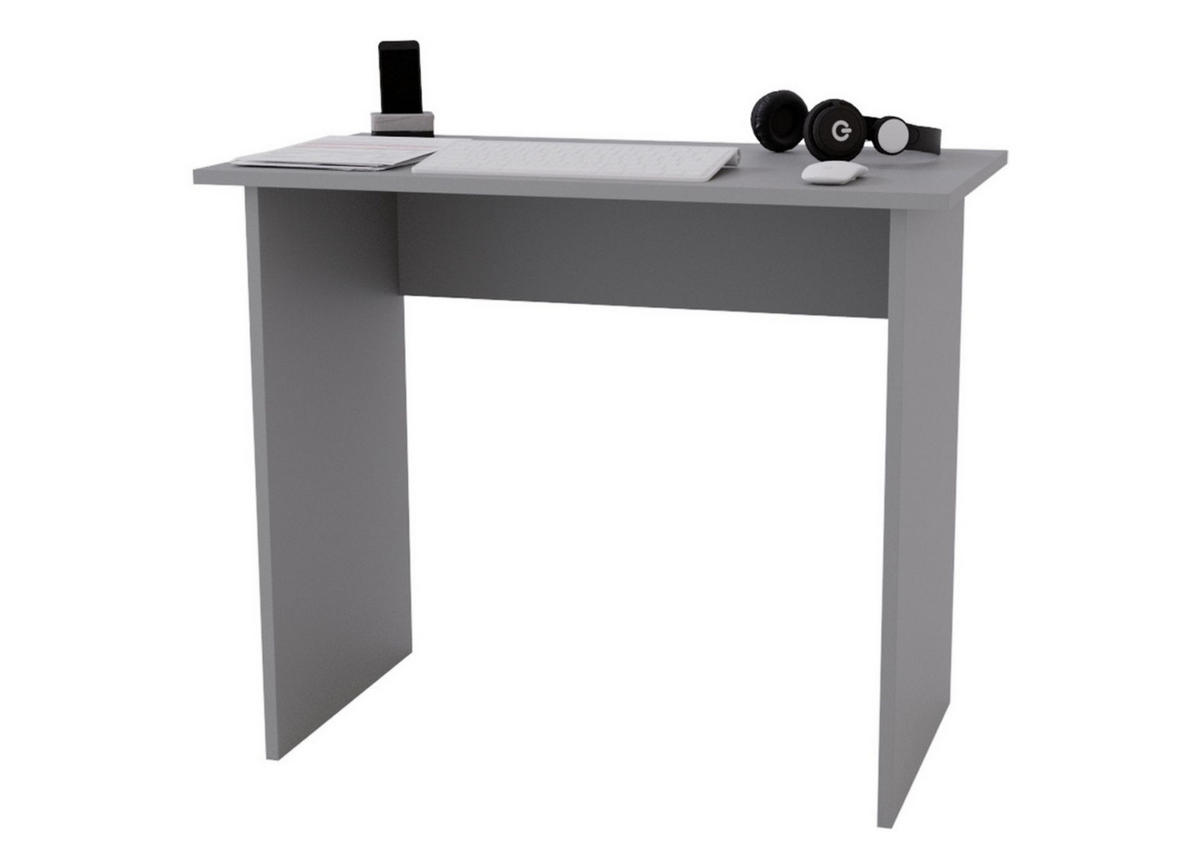 SCHREIBTISCH Dunkelgrau 90/50/73cm - Dunkelgrau, Holzwerkstoff (50/90/73cm) - CraftPAK