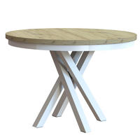ESSTISCH CHRIS - Weiß/Eiche Artisan, Holzwerkstoff (100/100/77cm) - Meblini