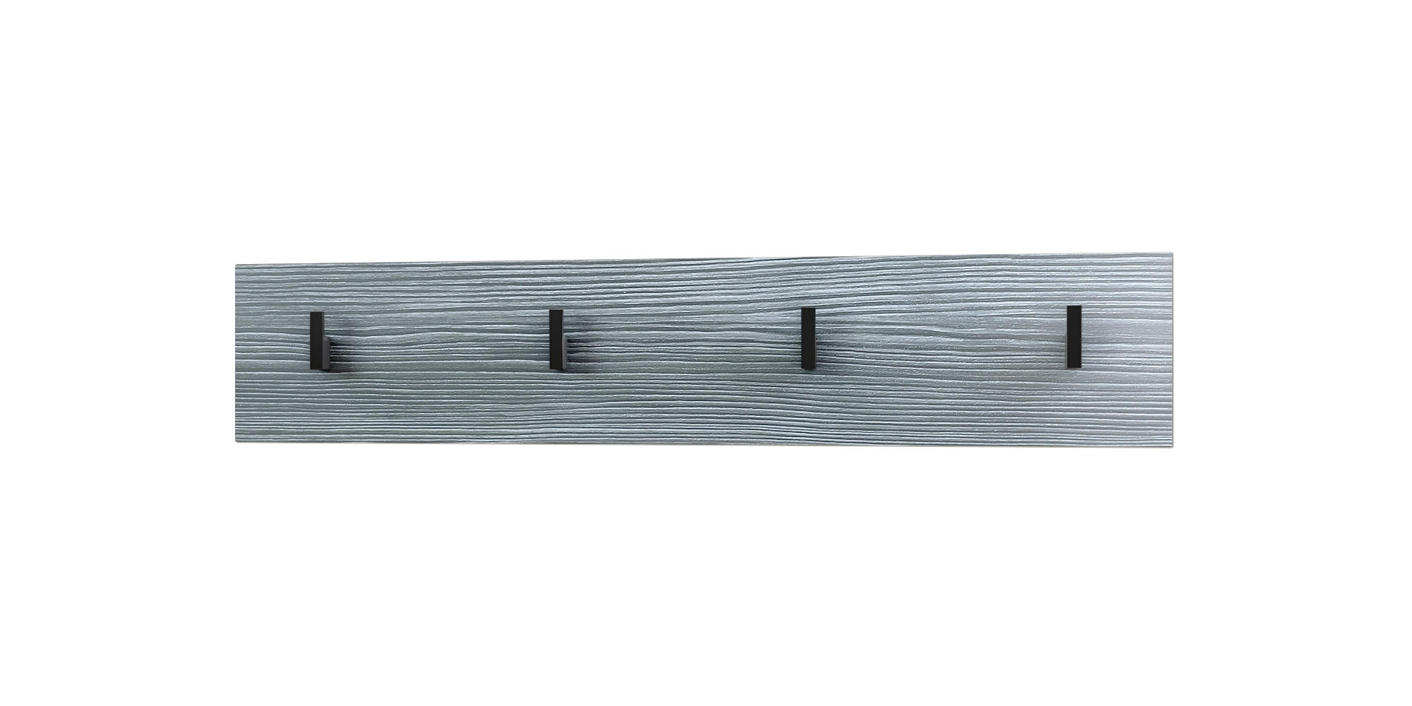 GARDEROBENPANEEL Linea Avola-Anthrazit - Anthrazit, Holzwerkstoff (72.5/14.5/3.5cm) - Vladon