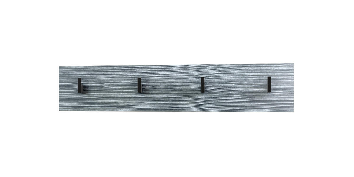 GARDEROBENPANEEL Linea Avola-Anthrazit - Anthrazit, Holzwerkstoff (72.5/14.5/3.5cm) - Vladon