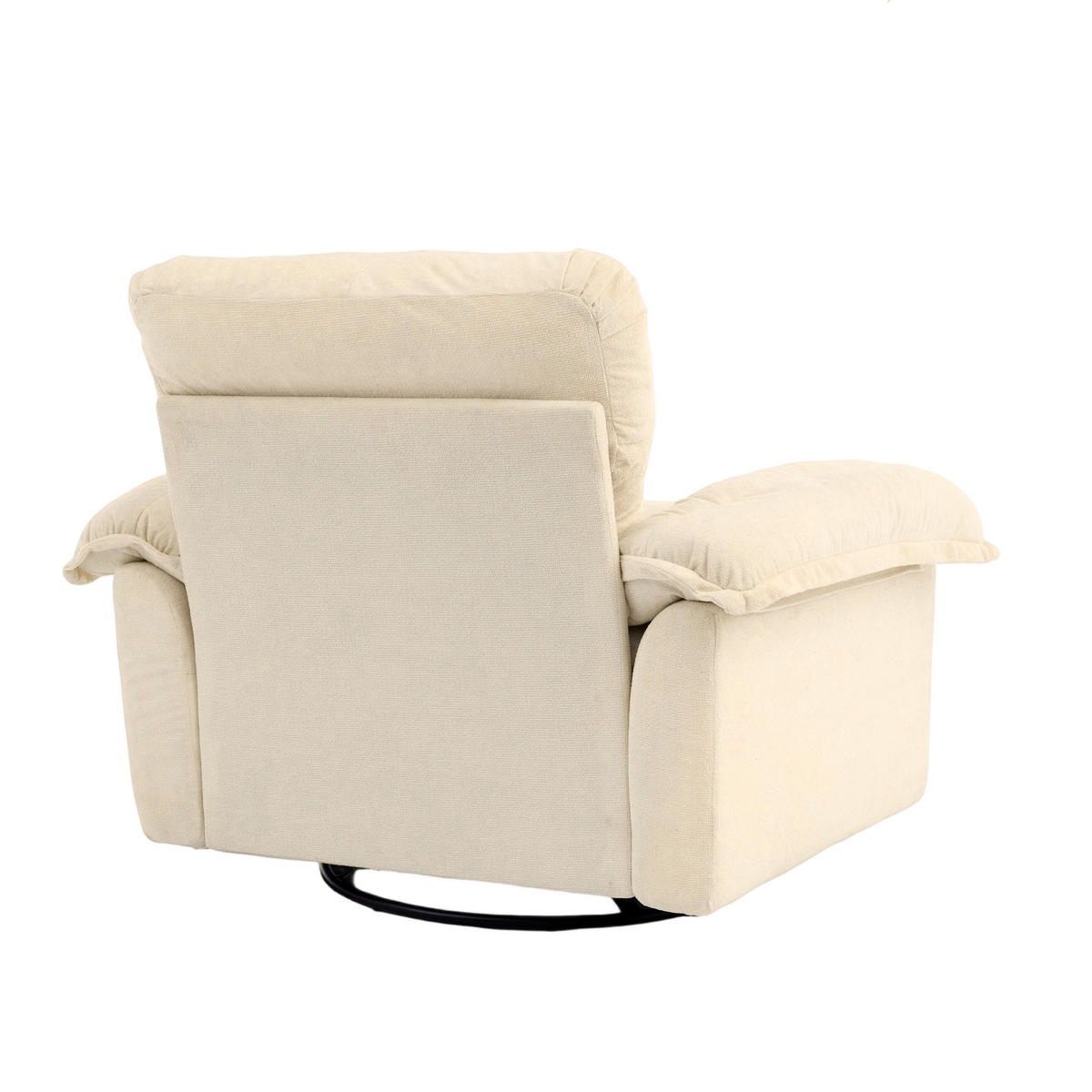 SESSEL DE-35187 360° drehbar Beige - Beige, Metall (84/96/116cm) - ComfortXL
